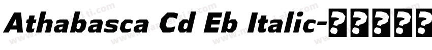Athabasca Cd Eb Italic字体转换